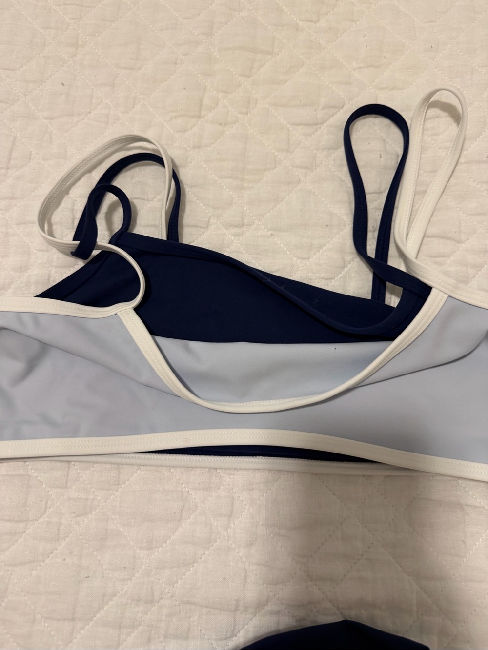Light Blue /  Navy Trim Set Active Set - Picture 5 of 6
